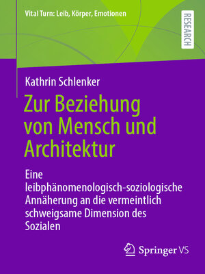 cover image of Zur Beziehung von Mensch und Architektur